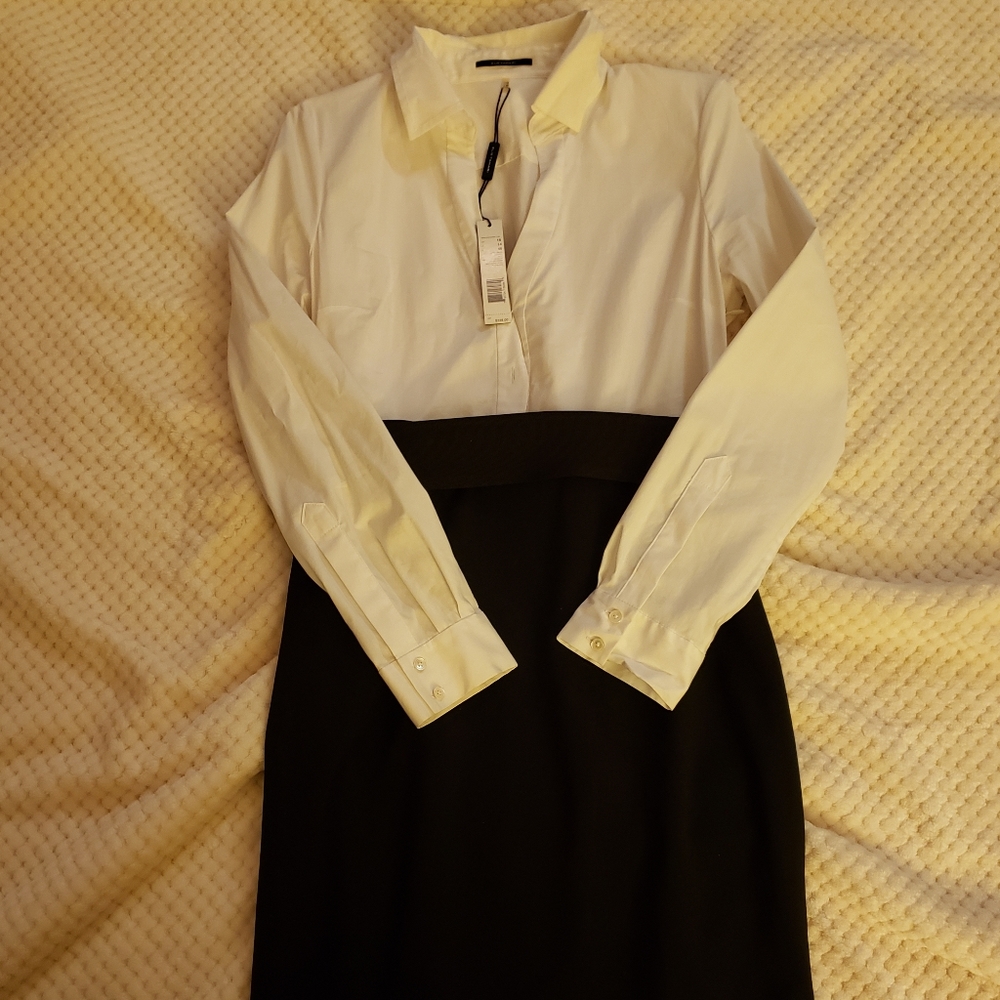 Black and White Theory Dress NWT
